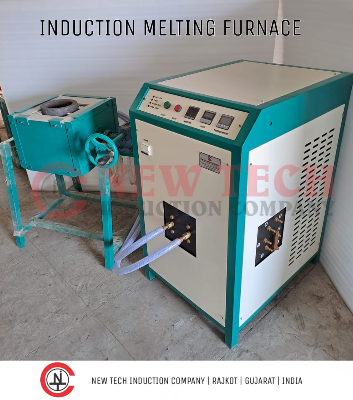 15 Kg Induction Gold Melting Furnace With Tilting Unit Manufacturers In Gujarat